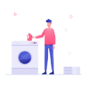1 konsumen 1 mesin laundry pekanbaru