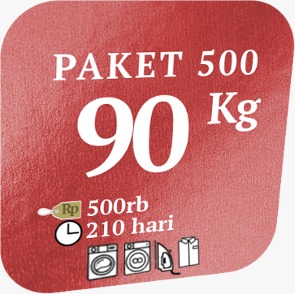 paket 500 laundry santri